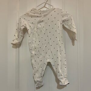 Noppies baby snap footless sleeper NB to 2 month size